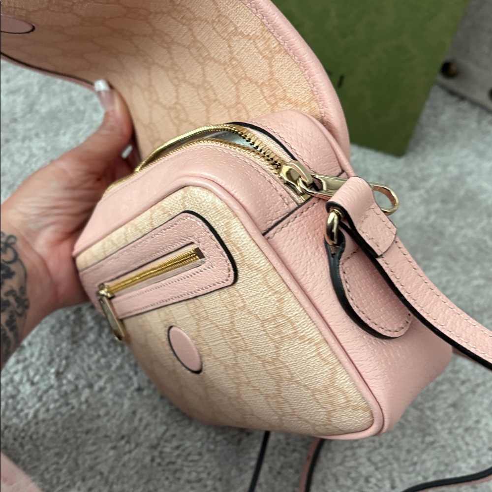 Gucci Beige and Pink Crossbody Bag - Picture 6 of 7